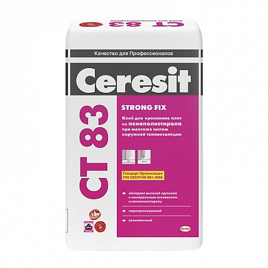 ЦЕРЕЗИТ CT83 Клей для плит из пенополистирола (25кг) 1074072