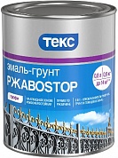 ТЕКС Грунт-эмаль по ржавчине РжавоStop молотковый черный (0,9кг)