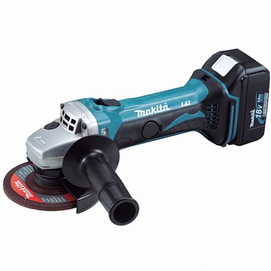 Аккумуляторная углошлифовальная машина MAKITA DGA452RFE