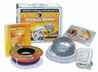 ТЕПЛОЛЮКС Теплый пол, комплект, кабель 26м, 20ТЛБЭ 2-26 520W 2-жил.