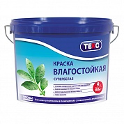 ТЕКС Краска в/д влагостойкая класс ПРОФИ супербелая (9л=13,0кг)