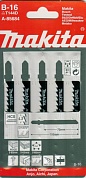 Пилки для лобзика MAKITA B-16 5шт. точный быстрый рез/A-85684