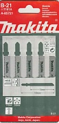 Пилки для лобзика MAKITA B-21 5шт. чистый рез/A-85721