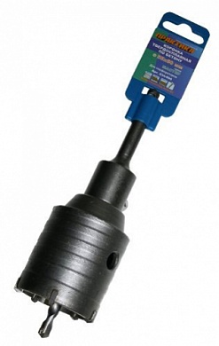 Коронка буровая в сборе SDS-Plus ПРАКТИКА 55 х 50 х 100 мм/034-694