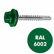 СВФС Саморез кровельный RAL-6002 ZP 5,5x19 (3500шт)