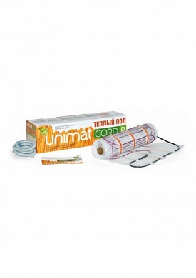 ЮНИМАТ Теплый пол, мат нагревательный, комплект UNIMAT CORD P140-0,5-5,0, 700W (5м2) 2-жил.