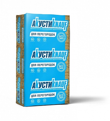 АКУСТИКНАУФ Звукоизоляция 1230х610х50мм (12м2=0,6м3) (уп.16шт)