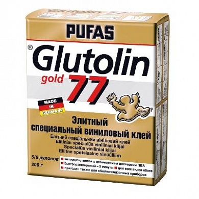 ПУФАС N390-00 Элитный клей для виниловых и тяжелых обоев (0,2кг) Glutolin 77 Instant Elite
