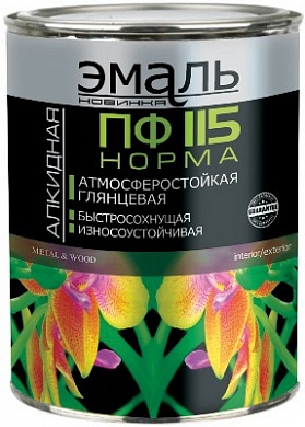 НОВОКОЛОР Эмаль ПФ-115 белая (0,9кг)