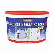ПУФАС Краска фасадная белая Decoself Основа D мороз. (10л=15,9кг) (ФК) Россия