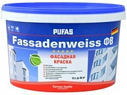 ПУФАС FASSADENWEISS Краска фасадная белая Основа A мороз. (10л=14,7кг) Россия
