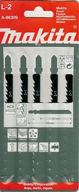 Пилки для лобзика MAKITA L-2 5шт./A-86309