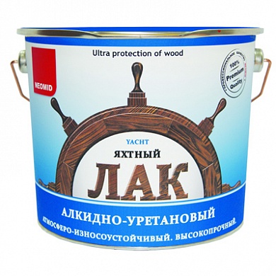 НЕОМИД Яхтный лак глянцевый алкидно-уретановый яхтный лак (0,75л)