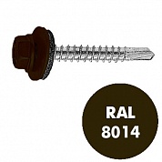 СВФС Саморез кровельный RAL-8014 ZP 4,8х28 (5000шт)