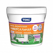 ТЕКС Эмаль универсальная акриловая УНИВЕРСАЛ глянцевая А (0,9л)