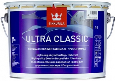 ТИККУРИЛА Краска акрилатная Ультра Классик С полуматовая (2,7л)