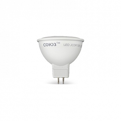 Лампа светодиодная направл.света LED GU5,3 120гр. 7Вт, 230В, 2700К, матовая, тепл. белый свет MR16