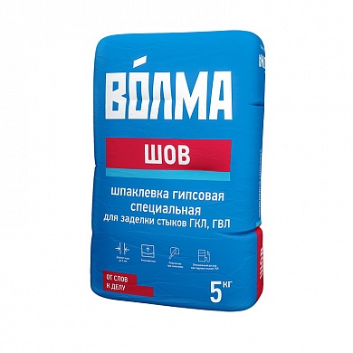 ВОЛМА Смесь сухая гипсовая отделочная Волма-шов (5кг)